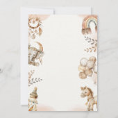 Einladung eines neutralen Neugeborenen-Muslim Aqiq (Rückseite)