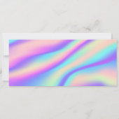 Einladung eines opal Party Tickets (Rückseite)