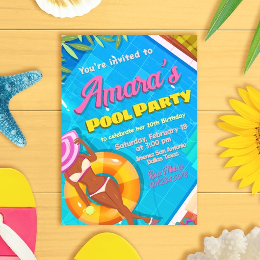 Einladung eines Party