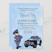 Einladung eines Polizeibeamten zum Eintritt in das (Vorne/Hinten)