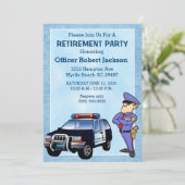 Einladung eines Polizeibeamten zum Eintritt in das (Stehend Vorderseite)