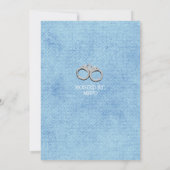 Einladung eines Polizeibeamten zum Eintritt in das (Rückseite)