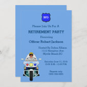 Einladung eines Polizeibeamten zum Eintritt in das (Vorne/Hinten)