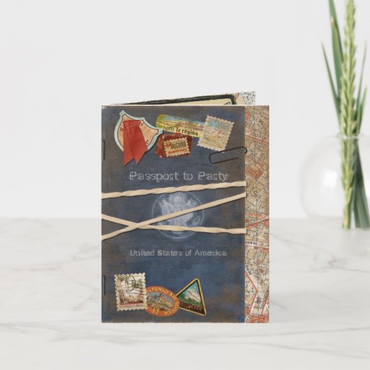 Einladung eines Reisepasses (Vorderseite)