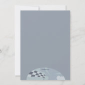 Einladung eines Rennwagens (Rückseite)