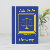 Einladung eines Richters zur Einstellung (Stehend Vorderseite)