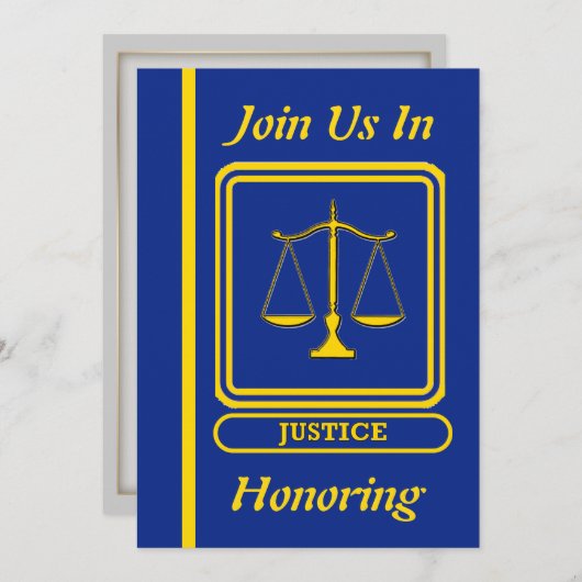 Einladung eines Richters zur Einstellung (Vorne/Hinten)