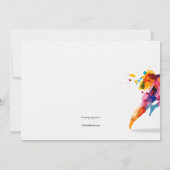 Einladung eines Running Man (Rückseite)