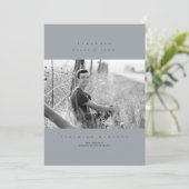 Einladung eines sauberen seriellen Abschlusses (Stehend Vorderseite)