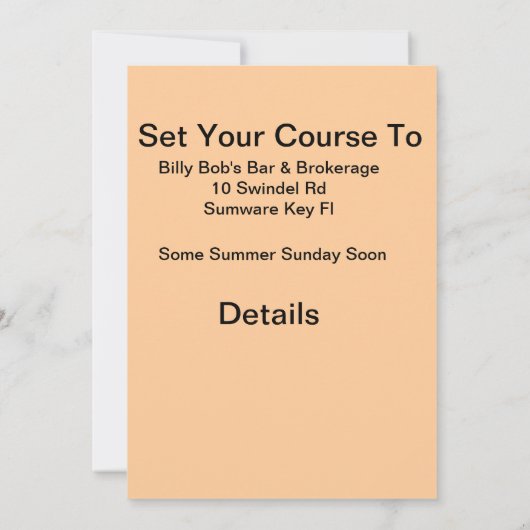 Einladung eines Seemanns zur Ruhestandszeit (Rückseite)