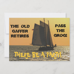 Einladung eines Seemanns zur Ruhestandszeit