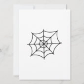 Einladung eines Spooky-Ghoul-Halloween-Party (Rückseite)