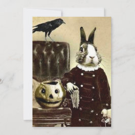 Einladung eines surrealistischen Vintagen Hallowee