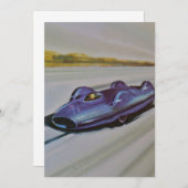 Einladung eines Vintagen Rennwagens (Vorne/Hinten)