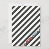 Einladung eines Vintagen Rennwagens zum Geburtstag (Rückseite)