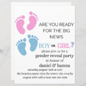 Einladung, einladen, Füße (Vorne/Hinten)