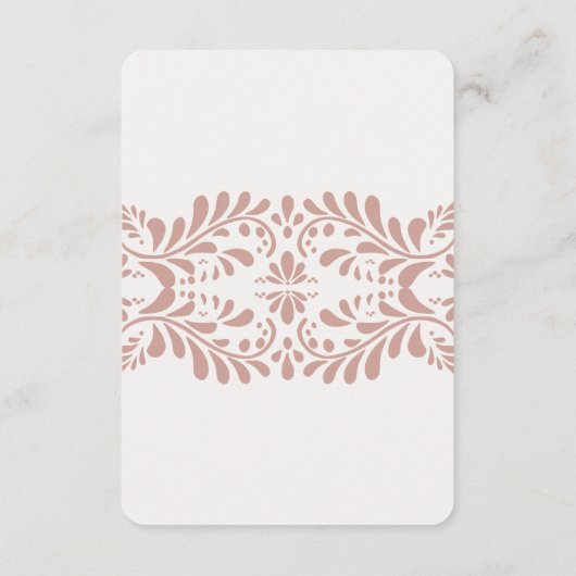 Einladung Einladung der Pink Talavera Tile Details (Rückseite)