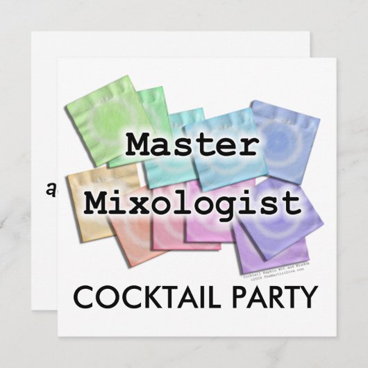 Einladung, Einladung - MASTER MIXOLOGIST (Vorne/Hinten)
