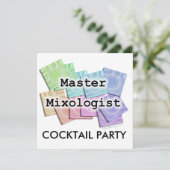Einladung, Einladung - MASTER MIXOLOGIST (Stehend Vorderseite)