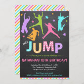 Einladung / Einladung von Trampolin (Vorne/Hinten)