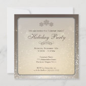 Einladung Elegant Holiday Party Company (Vorderseite)