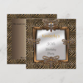 Einladung Elegante Bronze Animal Dragonfly Juwel (Vorne/Hinten)