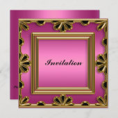 Einladung Elegante Frauen Geburtstagsparty (Vorne/Hinten)