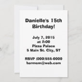 Einladung "Emojis" (Rückseite)