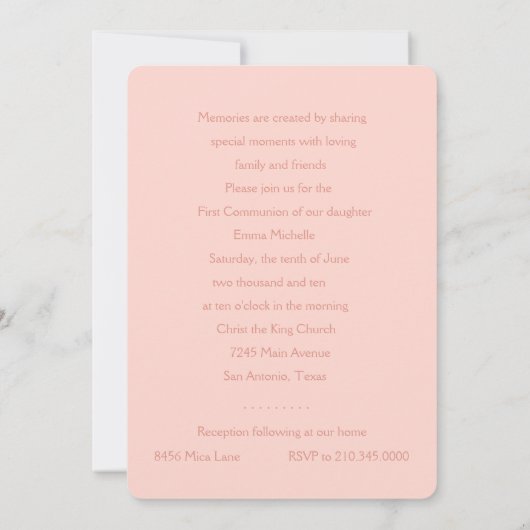 Einladung erste Kommune Wasserfarben-Kreuzpfirsich (Rückseite)