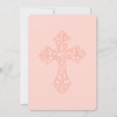 Einladung erste Kommune Wasserfarben-Kreuzpfirsich (Vorderseite)