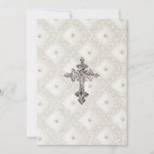 Einladung Erste Kommunion gequilted Look (Vorderseite)