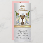 Einladung Erste Kommunion individuell anpassbar (Vorne/Hinten)