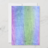 Einladung Erste Wasserfarbe (Rückseite)