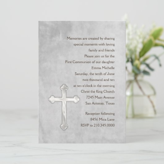 Einladung Erste Wasserfarbe (Stehend Vorderseite)