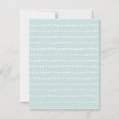 Einladung| Eucalyptus Gartenwasserfarbe Einladung (Rückseite)