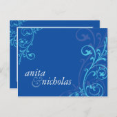 EINLADUNG: fabelhaft 6 Einladungspostkarte (Vorne/Hinten)