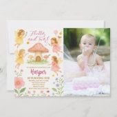 Einladung Fairy 1. Geburtstag (Vorderseite)