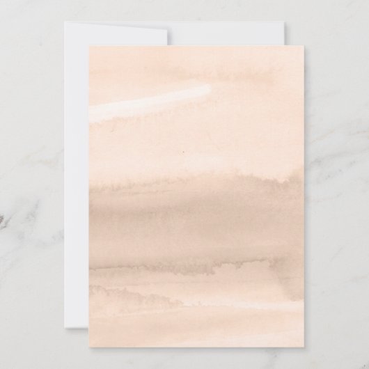 EINLADUNG | Farbe des Wassers Blush (Rückseite)