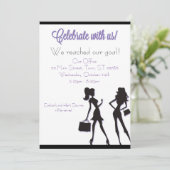 Einladung - feiern Sie mit uns (Stehend Vorderseite)