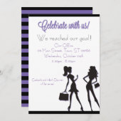 Einladung - feiern Sie mit uns (Vorne/Hinten)