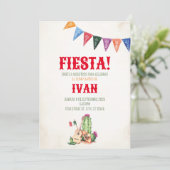 EINLADUNG FIESTA MEXICANA (Stehend Vorderseite)
