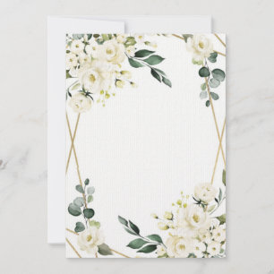 Einladung Flores Blancas para boda