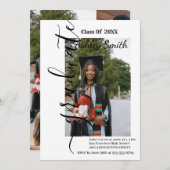 Einladung Foto Abschluss (Vorne/Hinten)