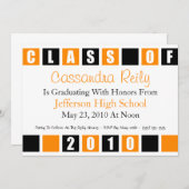 Einladung für 2010 (schwarze / orange Boxen) (Vorne/Hinten)