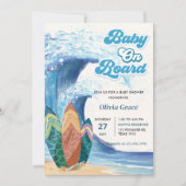 Einladung für Baby an Bord Beach Baby Dusche (Vorderseite)