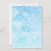 Einladung für Baby Boy Baby Dusche (Rückseite)