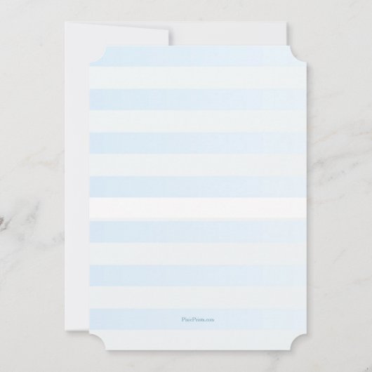 Einladung für Baby Boy Elements Dusche (Rückseite)