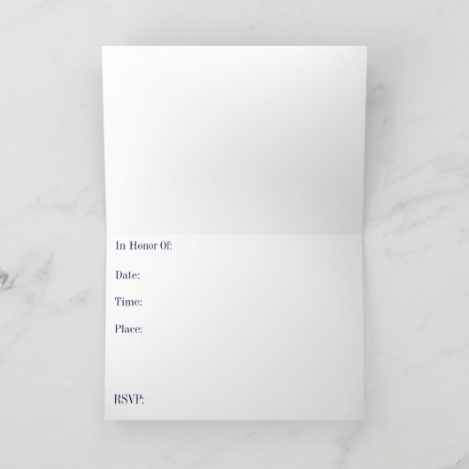 Einladung für Baby Boy Scroll runter (Innenseite)