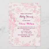 Einladung für Babydusche (Vorne/Hinten)