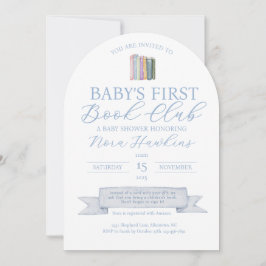 Einladung für Baby's First Book Club Baby Shower